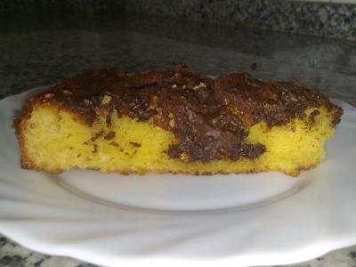 BIZCOCHO DE CHOCOLATE CON NARANJA